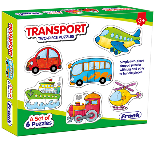 Transport 2-Piece Puzzles